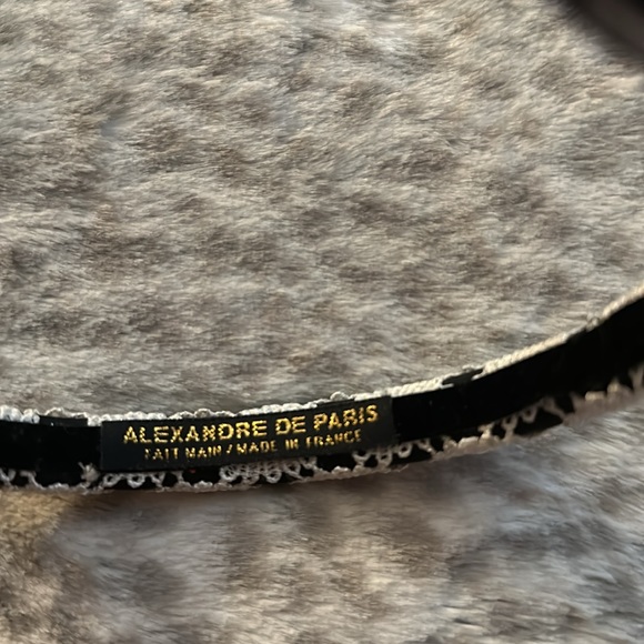 Alexandre de Paris Flower Bow Headband main image 4